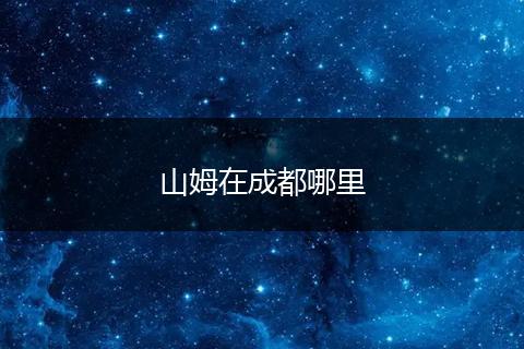 山姆在成都哪里