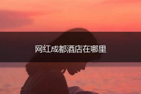 网红成都酒店在哪里