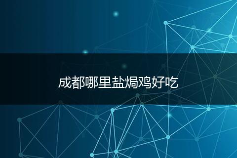 成都哪里盐焗鸡好吃