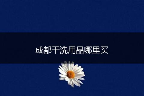 成都干洗用品哪里买