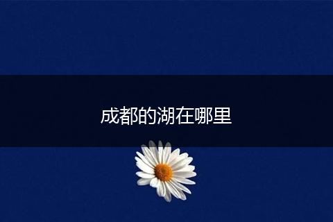 成都的湖在哪里
