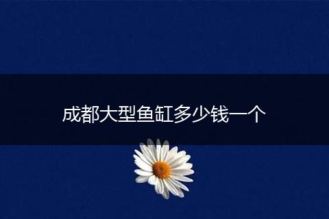 成都大型鱼缸多少钱一个