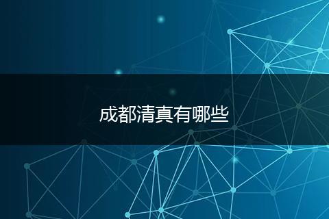 成都清真有哪些