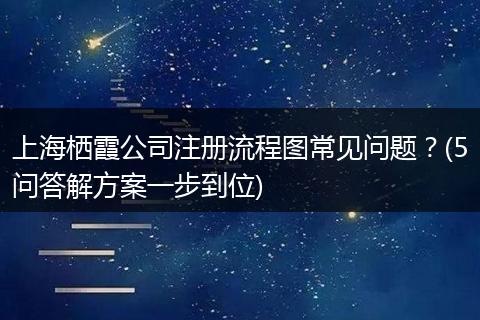 上海栖霞公司注册流程图常见问题?(5问答解方案一步到位)