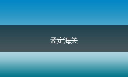 孟定海关