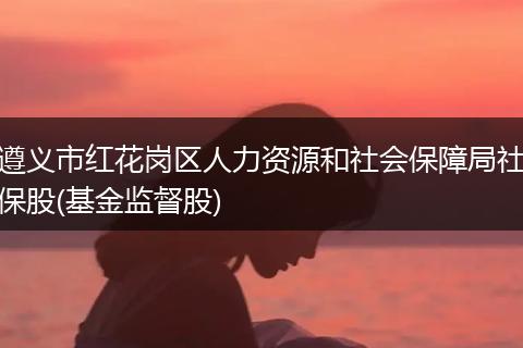 遵义市红花岗区人力资源和社会保障局社保股(基金监督股)