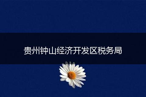 贵州钟山经济开发区税务局