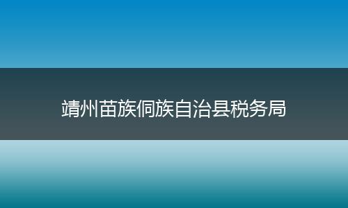 靖州苗族侗族自治县税务局