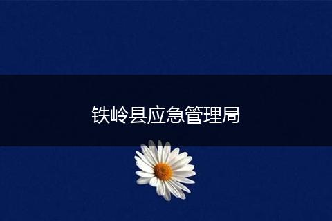 铁岭县应急管理局