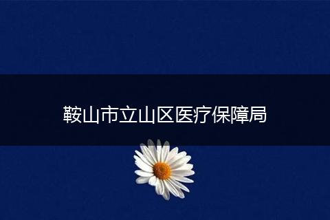 鞍山市立山区医疗保障局