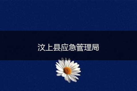 汶上县应急管理局