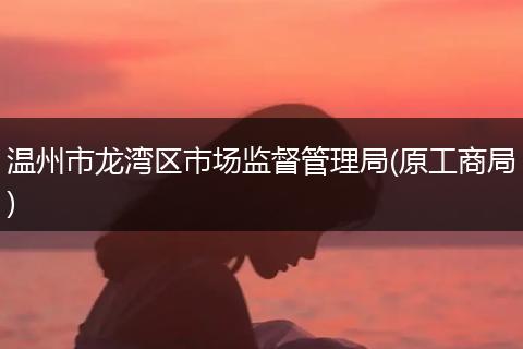 温州市龙湾区市场监督管理局(原工商局)