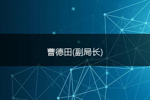 曹德田(副局长)