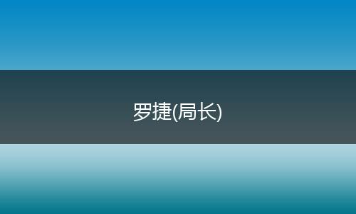 罗捷(局长)