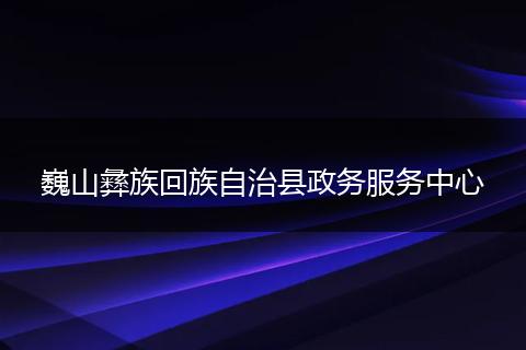 巍山彝族回族自治县政务服务中心
