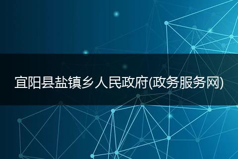 宜阳县盐镇乡人民政府(政务服务网)