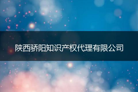 陕西骄阳知识产权代理有限公司