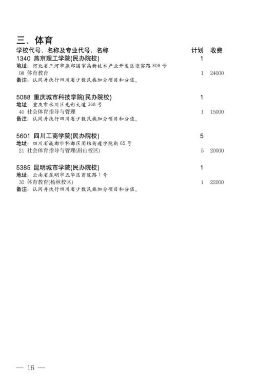2024年四川高考艺术体育类本科批第二次征集志愿的通知
