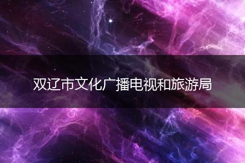 双辽市文化广播电视和旅游局
