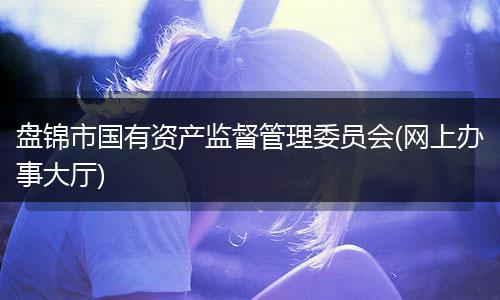 盘锦市国有资产监督管理委员会(网上办事大厅)