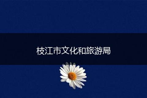 枝江市文化和旅游局