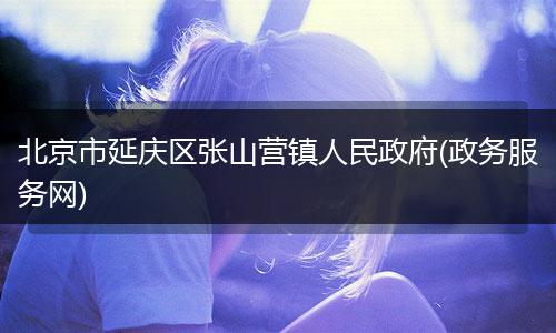 北京市延庆区张山营镇人民政府(政务服务网)