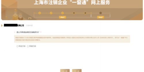 上海市企业简易注销异议预检操作指南