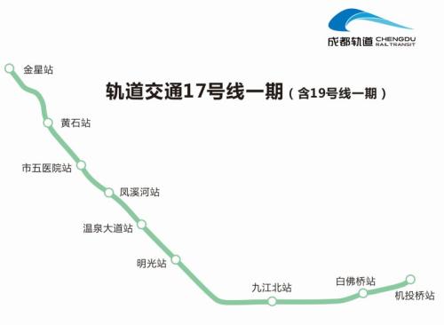 成都地铁17号线一期工程5个车站完成移交