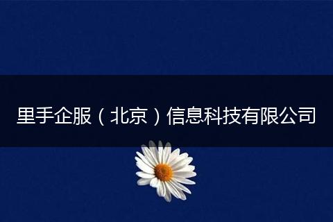 里手企服(北京)信息科技有限公司