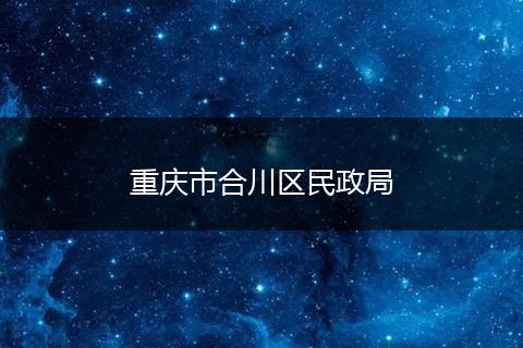 重庆市合川区民政局