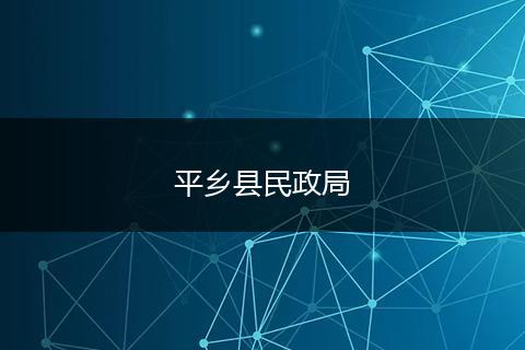 平乡县民政局
