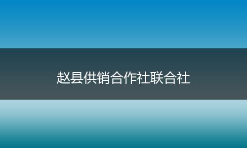 赵县供销合作社联合社