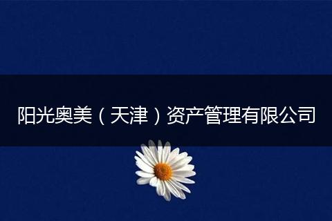 阳光奥美(天津)资产管理有限公司
