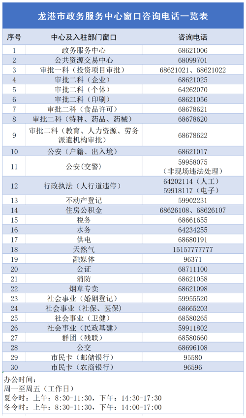 龙港市政务服务中心
