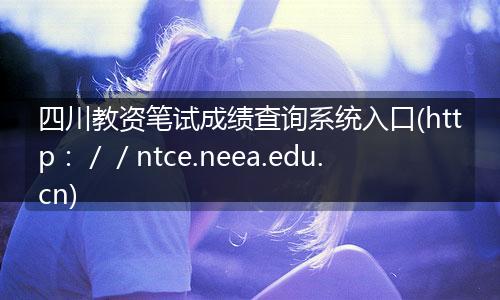 四川教资笔试成绩查询系统入口(http：／／ntce.neea.edu.cn)