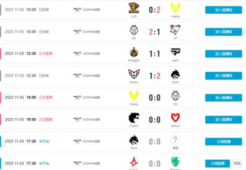 IEM总决赛直播/回放入口汇总