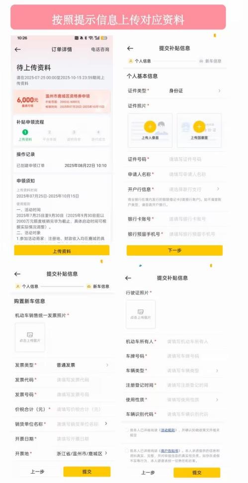 2026温州鹿城区汽车消费券申领入口（附流程）