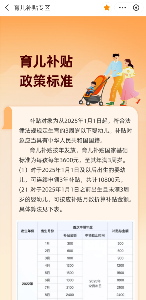 2026上海育儿补贴申请时间及申请操作步骤