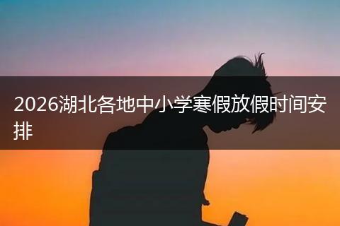 2026湖北各地中小学寒假放假时间安排