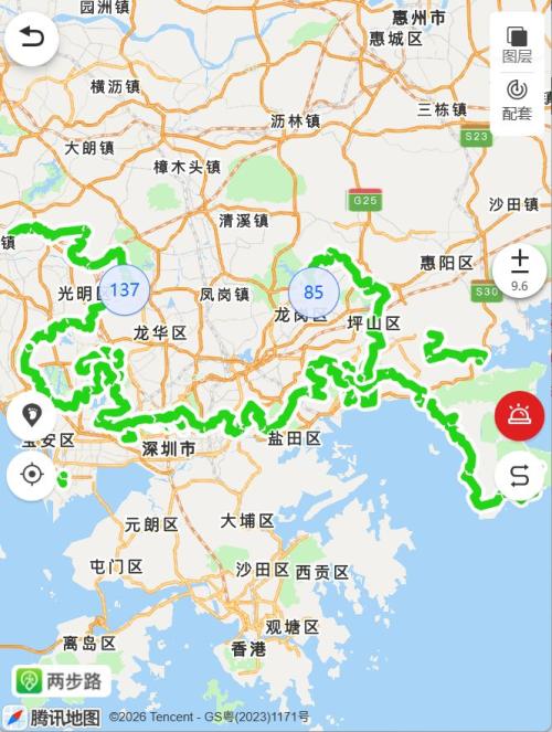深圳远足径路线查询入口