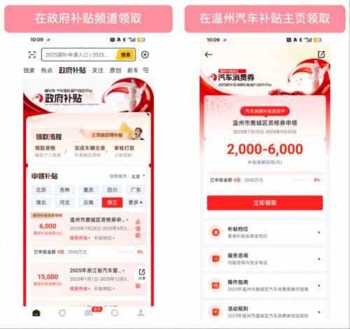 2026温州鹿城区汽车消费券申领入口（附流程）