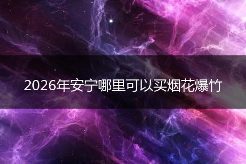 2026年安宁哪里可以买烟花爆竹