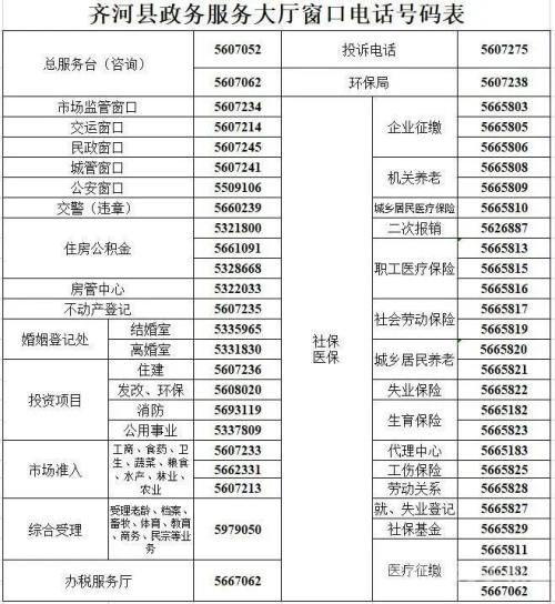 齐河县政务服务中心(齐河县便民服务中心)